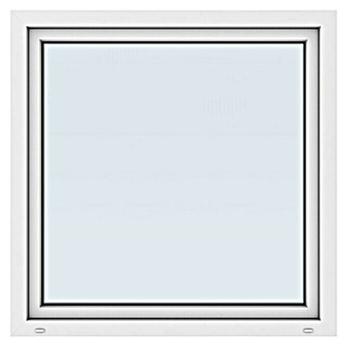 Solid Elements Kunststofffenster New Basic (120 x 120 cm, DIN Anschlag: Rechts, Weiß)