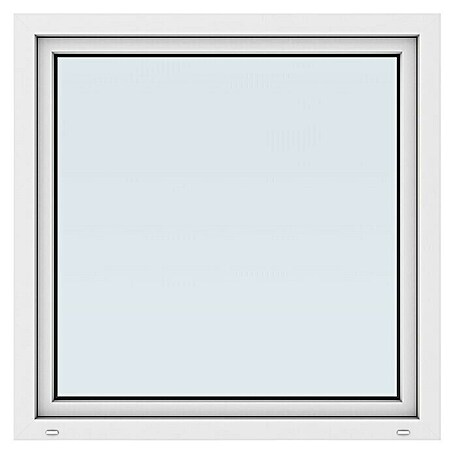 Solid Elements Kunststofffenster New Basic (120 x 120 cm, DIN Anschlag: Rechts, Weiß)