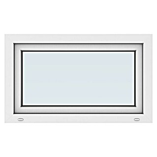 Solid Elements Kunststofffenster New Basic (100 x 60 cm, DIN Anschlag: Rechts, Weiß)