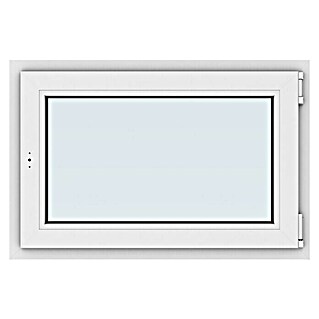 Solid Elements Kunststofffenster New Basic (90 x 60 cm, DIN Anschlag: Rechts, Weiß)