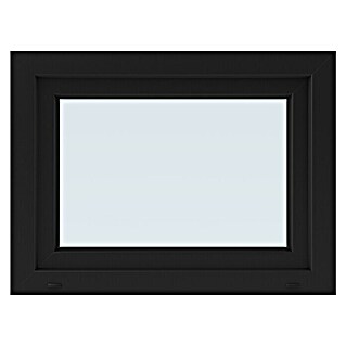 Solid Elements Kunststofffenster Basic (80 x 60 cm, DIN Anschlag: Rechts, Außen: Anthrazit, Innen: Weiß)