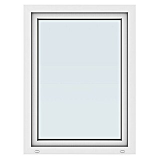 Solid Elements Kunststofffenster New Basic (90 x 120 cm, DIN Anschlag: Links, Weiß)