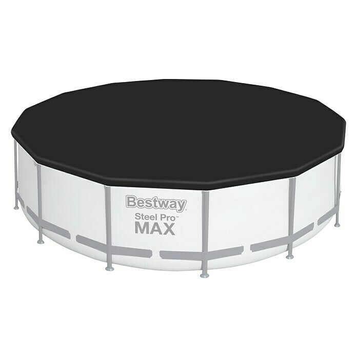 Bestway Opzetzwembad Steel Pro Max Set 427x107 (Ø x h: 427 x 107 cm, Grijs, 13.030 l) | BAUHAUS