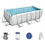Bestway Opzetzwembad Steel Pro Max Set 412 (l x b x h: 412 x 201 x 122 cm, Grijs, 8.124 l) | BAUHAUS