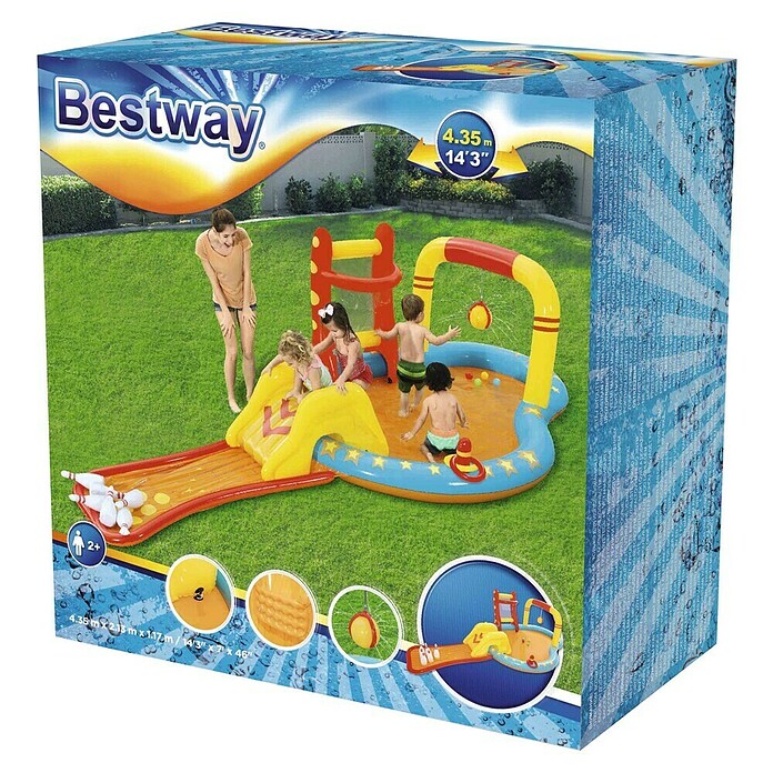 Bestway Kinderzwembad (l x b x h: 436 x 213 x 117 cm, 314 l, Meerkleurig) | BAUHAUS