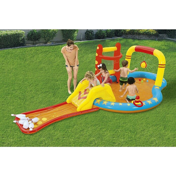 Bestway Kinderzwembad (l x b x h: 436 x 213 x 117 cm, 314 l, Meerkleurig) | BAUHAUS