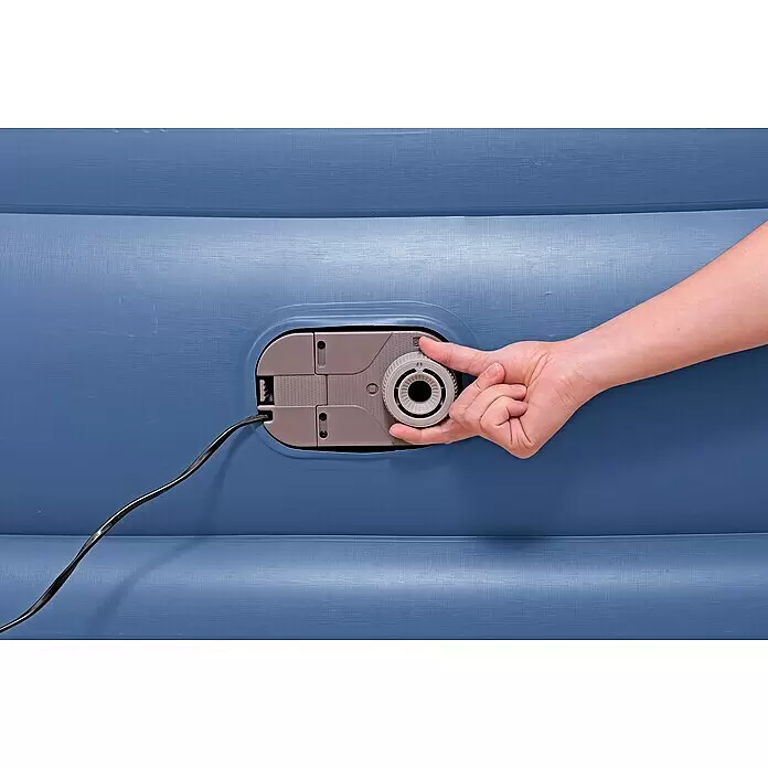 Bestway Luftbett Vento - L x B x H: 203 x 152 x 56 cm, Integrierte Luftpumpe - Anwendungsbeispiel