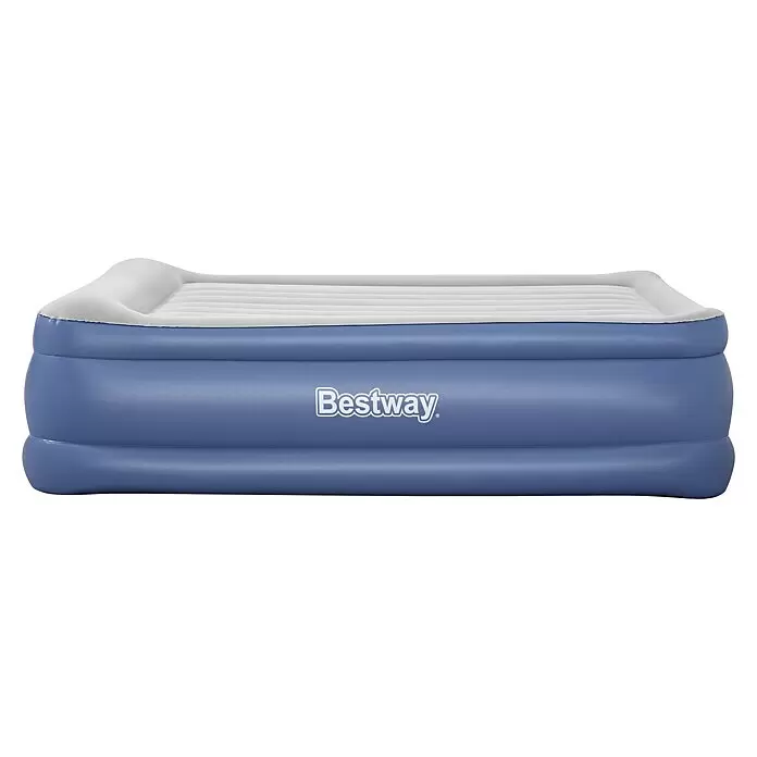 Bestway Luftbett Vento - L x B x H: 203 x 152 x 56 cm, Integrierte Luftpumpe - Linke Seitenansicht