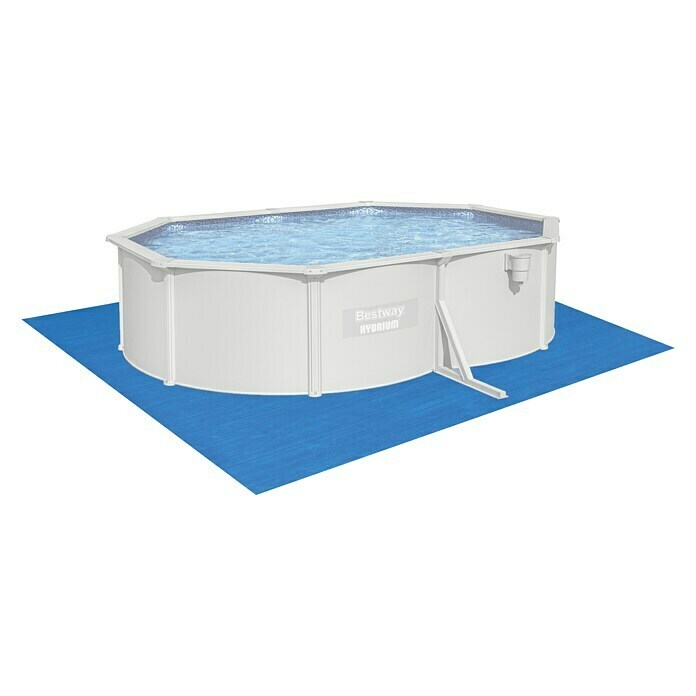Bestway Opzetzwembad Hydrium Set 500 (l x b x h: 500 x 366 x 122 cm, Grijs, 16.296 l) | BAUHAUS
