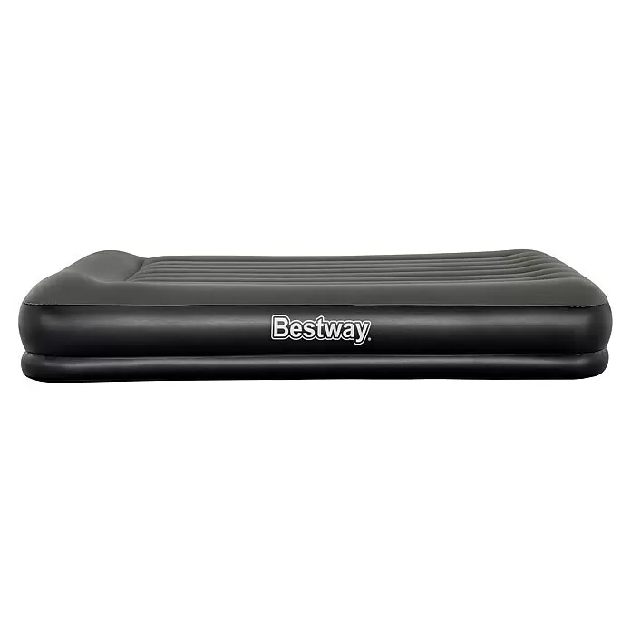 Bestway Luftbett Double - L x B x H: 203 x 152 x 36 cm, Integriertes Kopfkissen - Linke Seitenansicht