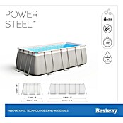 Bestway Opzetzwembad Steel Pro Max Set 488 (l x b x h: 488 x 244 x 122 cm, Grijs, 11.532 l) | BAUHAUS