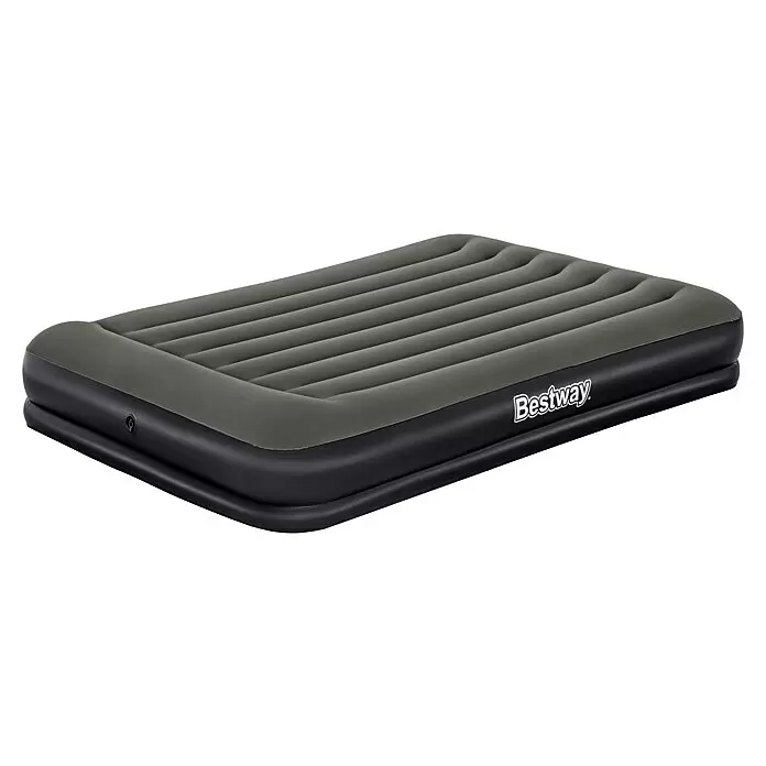 Bestway Luftbett Double - L x B x H: 203 x 152 x 36 cm, Integriertes Kopfkissen - Diagonale Ansicht