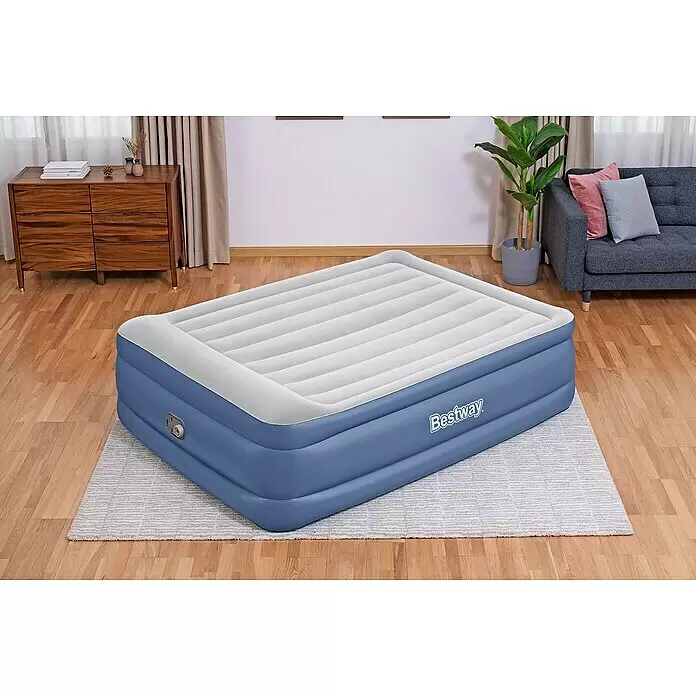 Bestway Luftbett Vento - L x B x H: 203 x 152 x 56 cm, Integrierte Luftpumpe - Stimmungsaufnahme