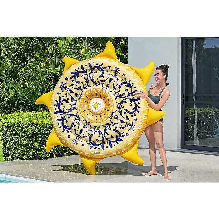 Bestway Plavalni otok Sunny Sicily  (Ø x V: 207 x 22 cm, Rumena) | 8308 - Aufblasartikel | ICIC - Pools / Whirlpools Zubehör | ICI - Pools & Zubehör | IC - Freizeit im Garten | I - Stadtgarten | BAUHAUS