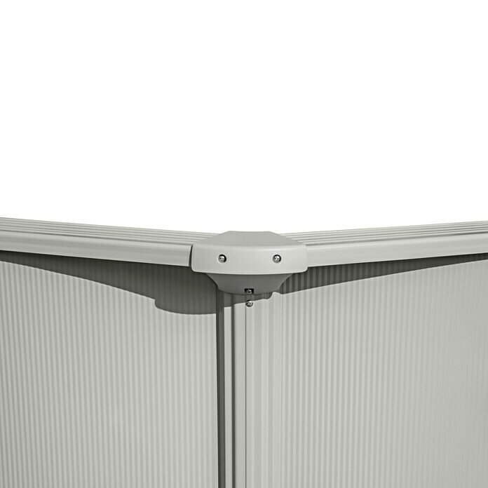 Bestway Opzetzwembad Hydrium Set 457 (Ø x h: 457 x 122 cm, Grijs, 17.430 l) | BAUHAUS