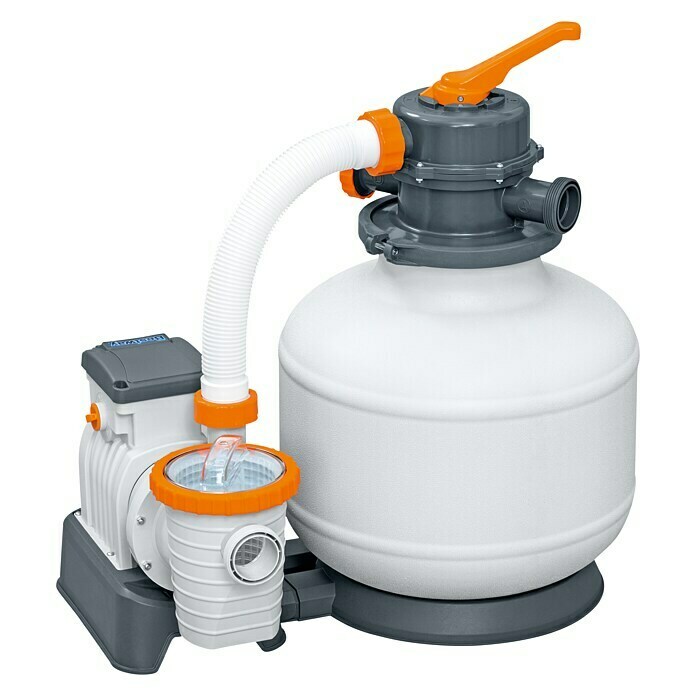 Bestway Opzetzwembad Hydrium Set 457 (Ø x h: 457 x 122 cm, Grijs, 17.430 l) | BAUHAUS