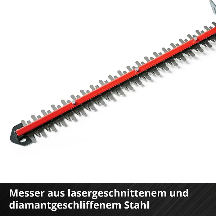 Einhell Power X-Change 18V Akku-Heckenschere Arcurra 18/55 - 18 V, Li-Ionen, Ohne Akku, Schnittlänge: 55 cm - Messer aus lasergeschnittenem und diamantgeschliffenem Stahl. Präzise und langlebige Klingen für den perfekten Schnitt.
