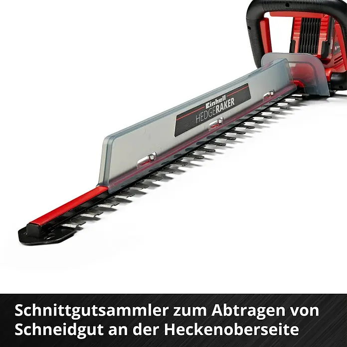 Einhell Power X-Change 18V Akku-Heckenschere GE-CH 18/60 Li-Solo - 18 V, Ohne Akku, Schnittlänge: 60 cm - Heckenschere mit Schnittgutsammler zum Abtragen von Schnittgut an der Heckenoberseite. Für saubere Ergebnisse beim Heckenschnitt.