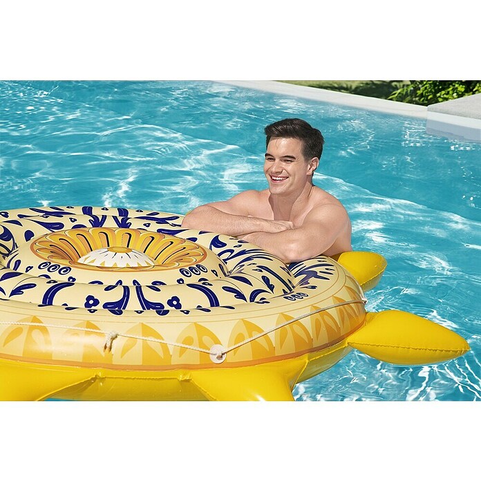 Bestway Plavalni otok Sunny Sicily  (Ø x V: 207 x 22 cm, Rumena) | 8308 - Aufblasartikel | ICIC - Pools / Whirlpools Zubehör | ICI - Pools & Zubehör | IC - Freizeit im Garten | I - Stadtgarten | BAUHAUS