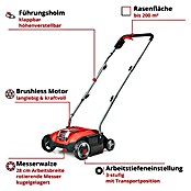 Einhell Power X-Change 18V Akku-Vertikutierer GC-SC 18/28 LI-SOLO (18 V, Li-Ionen, Ohne Akku, Arbeitsbreite: 28 cm) | BAUHAUS