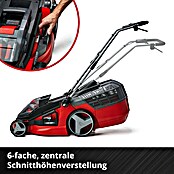 Einhell Power X-Change Cortacésped de batería (36 V, Iones de litio, 4 Ah, 2 baterías, Ancho de corte: 43 cm)