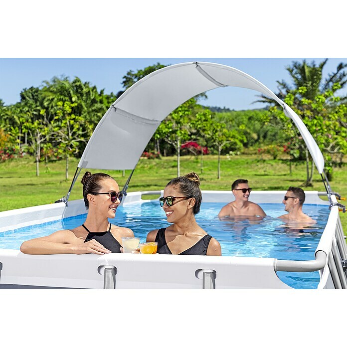 Bestway Flowclear Poolüberdachung (Passend für: Ovale oder Rechteckige Frame-Pools mit 210 - 340 cm Breite) | BAUHAUS