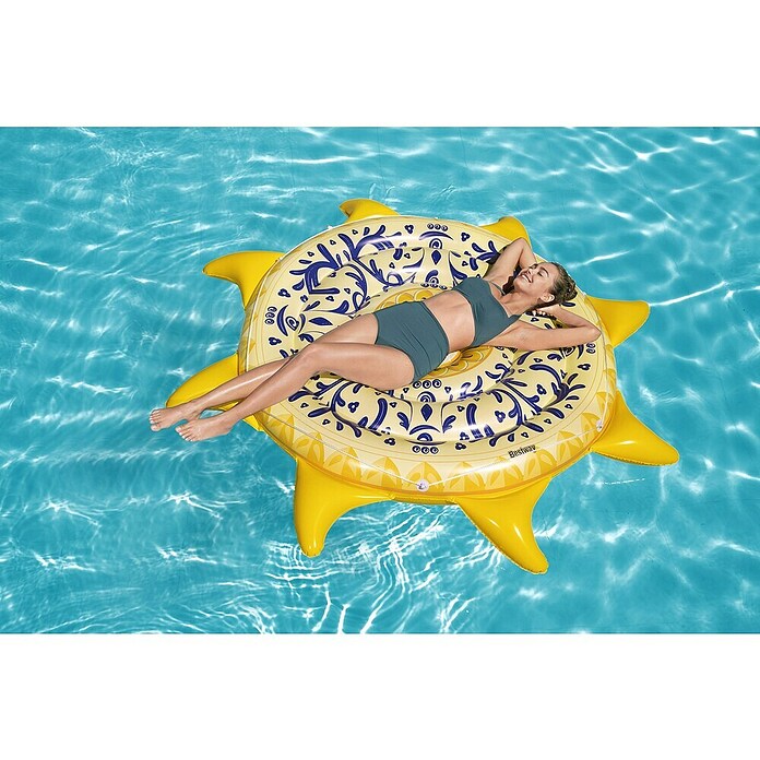Bestway Plavalni otok Sunny Sicily  (Ø x V: 207 x 22 cm, Rumena) | 8308 - Aufblasartikel | ICIC - Pools / Whirlpools Zubehör | ICI - Pools & Zubehör | IC - Freizeit im Garten | I - Stadtgarten | BAUHAUS