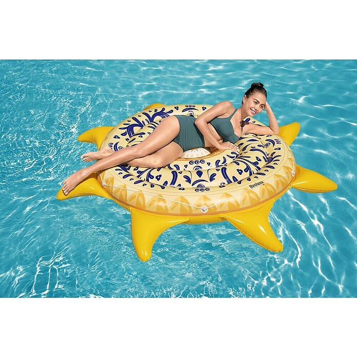 Bestway Plavalni otok Sunny Sicily  (Ø x V: 207 x 22 cm, Rumena) | 8308 - Aufblasartikel | ICIC - Pools / Whirlpools Zubehör | ICI - Pools & Zubehör | IC - Freizeit im Garten | I - Stadtgarten | BAUHAUS