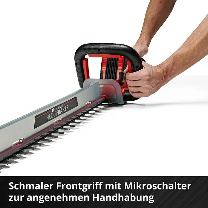 Einhell Power X-Change 18V Akku-Heckenschere GE-CH 18/60 Li-Solo - 18 V, Ohne Akku, Schnittlänge: 60 cm - Akku-Heckenschere von Einhell mit schmalem Frontgriff und Mikroschalter für angenehme Handhabung.