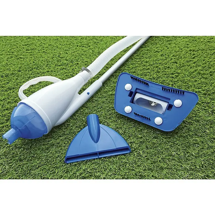 Bestway Flowclear Poolsauger-Set Aquacrawl - Poolreinigung - Poolreiniger-Set mit Bürstenaufsatz und Staubsauger für eine gründliche Reinigung von Pools und Schwimmbädern.