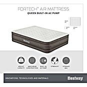 Bestway Luftbett Fortech (L x B x H: 203 x 152 x 46 cm, Integrierte Luftpumpe) | BAUHAUS