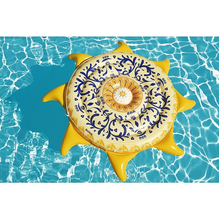 Bestway Plavalni otok Sunny Sicily  (Ø x V: 207 x 22 cm, Rumena) | 8308 - Aufblasartikel | ICIC - Pools / Whirlpools Zubehör | ICI - Pools & Zubehör | IC - Freizeit im Garten | I - Stadtgarten | BAUHAUS