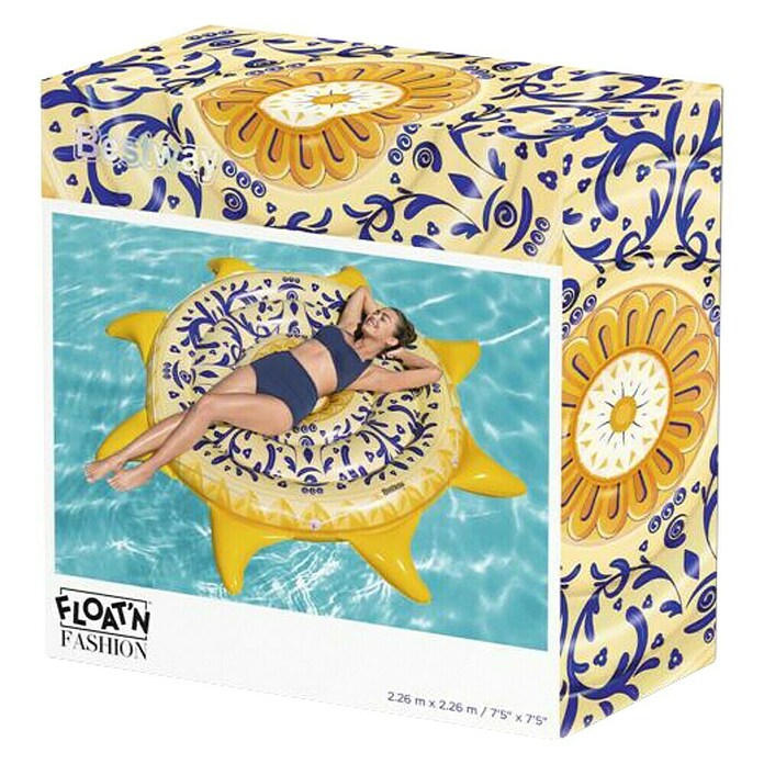Bestway Plavalni otok Sunny Sicily  (Ø x V: 207 x 22 cm, Rumena) | 8308 - Aufblasartikel | ICIC - Pools / Whirlpools Zubehör | ICI - Pools & Zubehör | IC - Freizeit im Garten | I - Stadtgarten | BAUHAUS