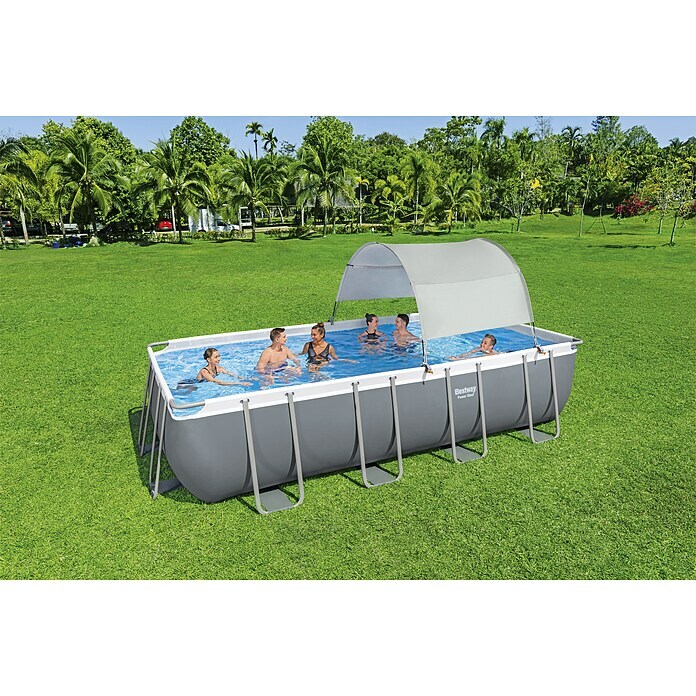 Bestway Flowclear Poolüberdachung (Passend für: Ovale oder Rechteckige Frame-Pools mit 210 - 340 cm Breite) | BAUHAUS