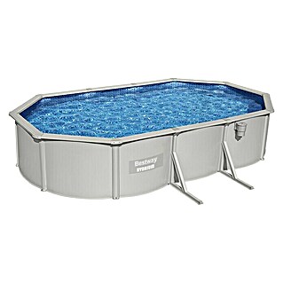 Bestway Opzetzwembad Hydrium Set 610 (l x b x h: 610 x 366 x 122 cm, Grijs, 19.929 l)