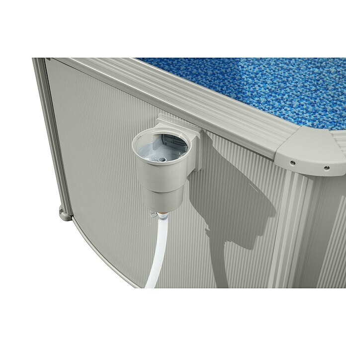 Bestway Opzetzwembad Hydrium Set 457 (Ø x h: 457 x 122 cm, Grijs, 17.430 l) | BAUHAUS