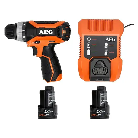 AEG Pro 12V Akku-Bohrschrauber BS 12C2 Li-202C