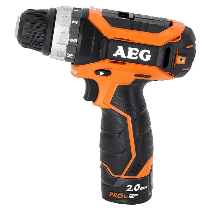 AEG Pro 12V Akku-Bohrschrauber BS 12C2 Li-202C - 12 V, 2 Akkus, 2 Ah, 34 Nm - AEG Akku-Bohrschrauber, ein leistungsstarkes Werkzeug für präzise Schraubarbeiten und Bohrungen in verschiedenen Materialien.