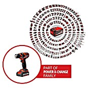 Einhell Power X-Change Akku-Bohrschrauber TC-CD 18/35 Li Kit (18 V, 1 Akku, 1,5 Ah, Leerlaufdrehzahl: 0 U/min - 550 U/min)