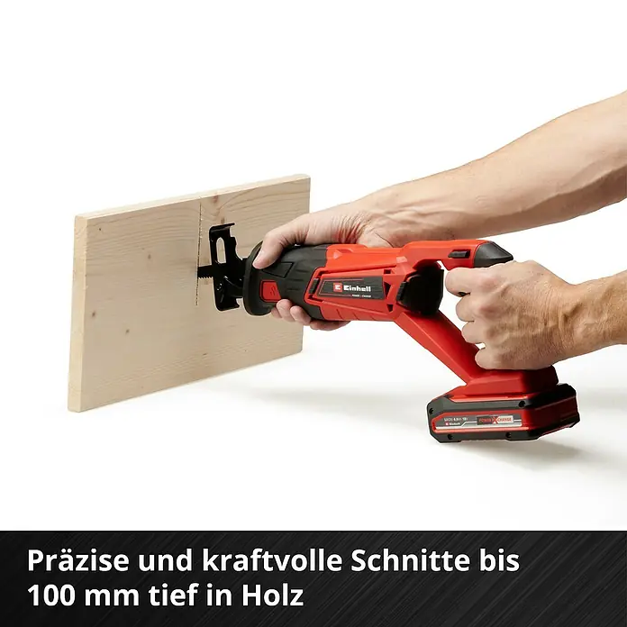 Einhell Power X-Change 18V Akku-Säbelsäge TE-AP 18/22 Li-Solo - 18 V, Ohne Akku, 0 /min - 2.600 /min - Akku-Säbelsäge von Einhell im Einsatz.