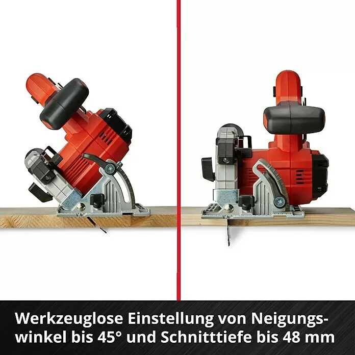 Einhell Power X-Change 18V Akku-Handkreissäge TE-CS 18/150 Li - Solo18 V, Ohne Akku, Leerlaufdrehzahl: 4.200 U/min