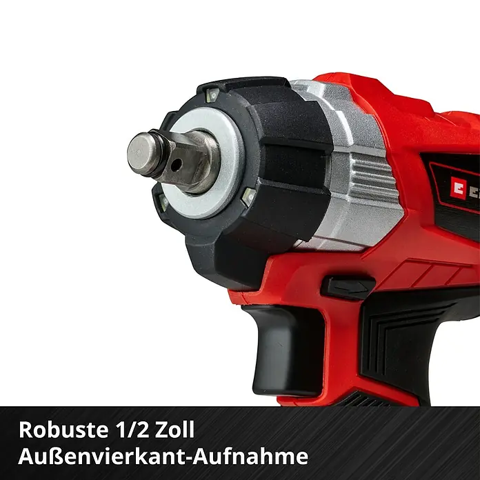 Einhell Professional Power X-Change 18V Akku-Impulsschrauber TE-CW 18 Li Brushless-Solo - 18 V, Ohne Akku, 215 Nm - Robuster Einhell Akku-Schlagschrauber mit 1/2 Zoll Außenvierkant-Aufnahme für kraftvolles Schrauben und Lösen von Muttern und Schrauben.