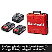 Einhell Power X-Change Akku-Schlagbohrschrauber TE-CD 18 Li-i BL (18 V, Li-Ionen, 2 Ah, 2 Akkus, Leerlaufdrehzahl: 0 U/min - 1.800 U/min)