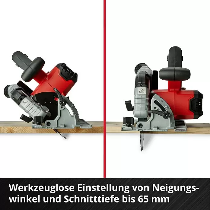 Einhell Professional Power X-Change 18V Akku-Handkreissäge TE-CS 18/190 Li BL-Solo18 V, Ohne Akku, Leerlaufdrehzahl: 0 U/min - 3.800 U/min Info