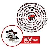 Einhell Power X-Change Akku-Handkreissäge TE-CS 18/190 Li Bl-Solo (18 V, Li-Ionen, Ohne Akku, Leerlaufdrehzahl: 0 U/min - 3.800 U/min)