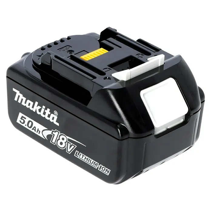 Makita LXT 18V Akku-Bohrschrauber DDF485RTJ + Artikelnr. 33855482 hinzufügen* - 18 V, 2 Akkus, 5 Ah, 50 Nm - Makita 18V 5.0Ah Lithium-Ionen-Akku, ideal für kabellose Elektrowerkzeuge. Zuverlässige Energiequelle für Profis und Heimwerker.