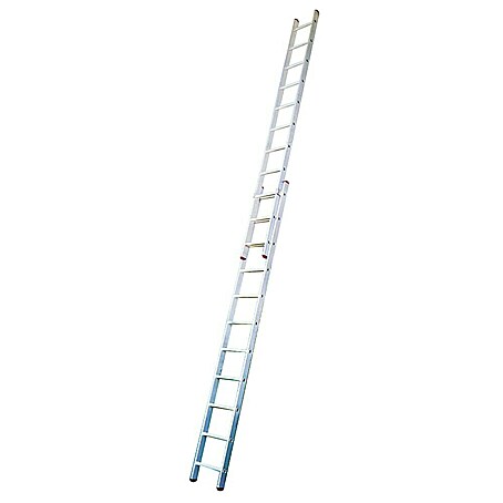 Corda Schiebeleiter (Anzahl Tritte: 22 Stk., Arbeitshöhe: 5,3 m, Belastbarkeit: 150 kg, Aluminium)