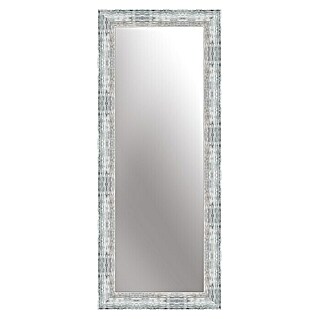 Rahmenspiegel Chiara (50 x 150 cm, Silber/Weiß)