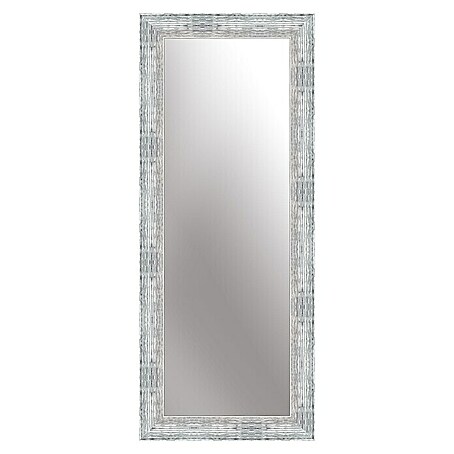 Rahmenspiegel Chiara (50 x 150 cm, Silber/Weiß)