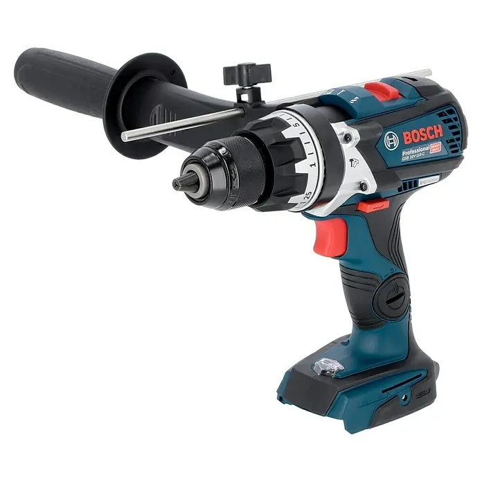 Bosch Professional AMPShare 18V Akku-Schlagbohrschrauber GSB 18V-110 C - 18 V, Ohne Akku, 110 Nm, Inkl. Koffer - Der Bosch GSB 18V-110 C Akku-Schlagbohrschrauber ist ein leistungsstarkes Werkzeug mit robustem Design für anspruchsvolle Anwendungen.